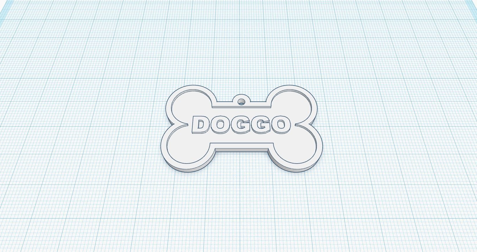 Canine Bone Tag Package 3D print model_5