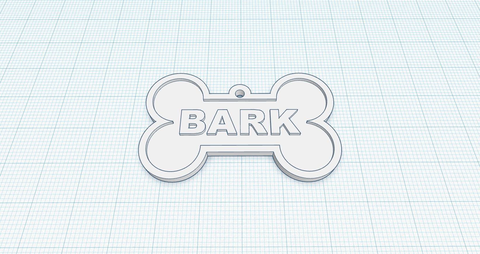 Canine Bone Tag Package 3D print model_1