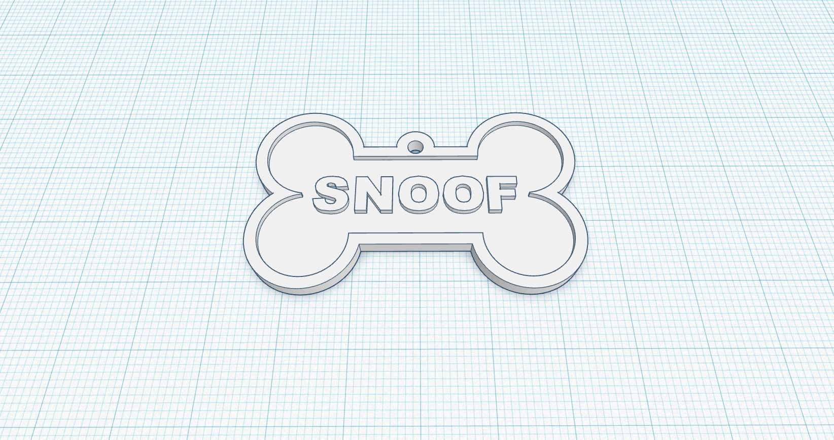 Canine Bone Tag Package 3D print model_10