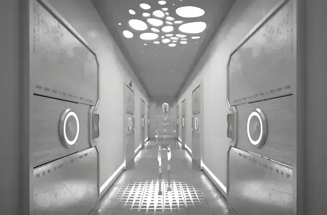 Animated Sci-Fi Corridor 