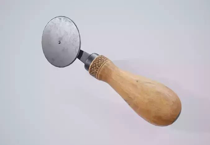 Pizza Cutter Tool PBR Game Ready