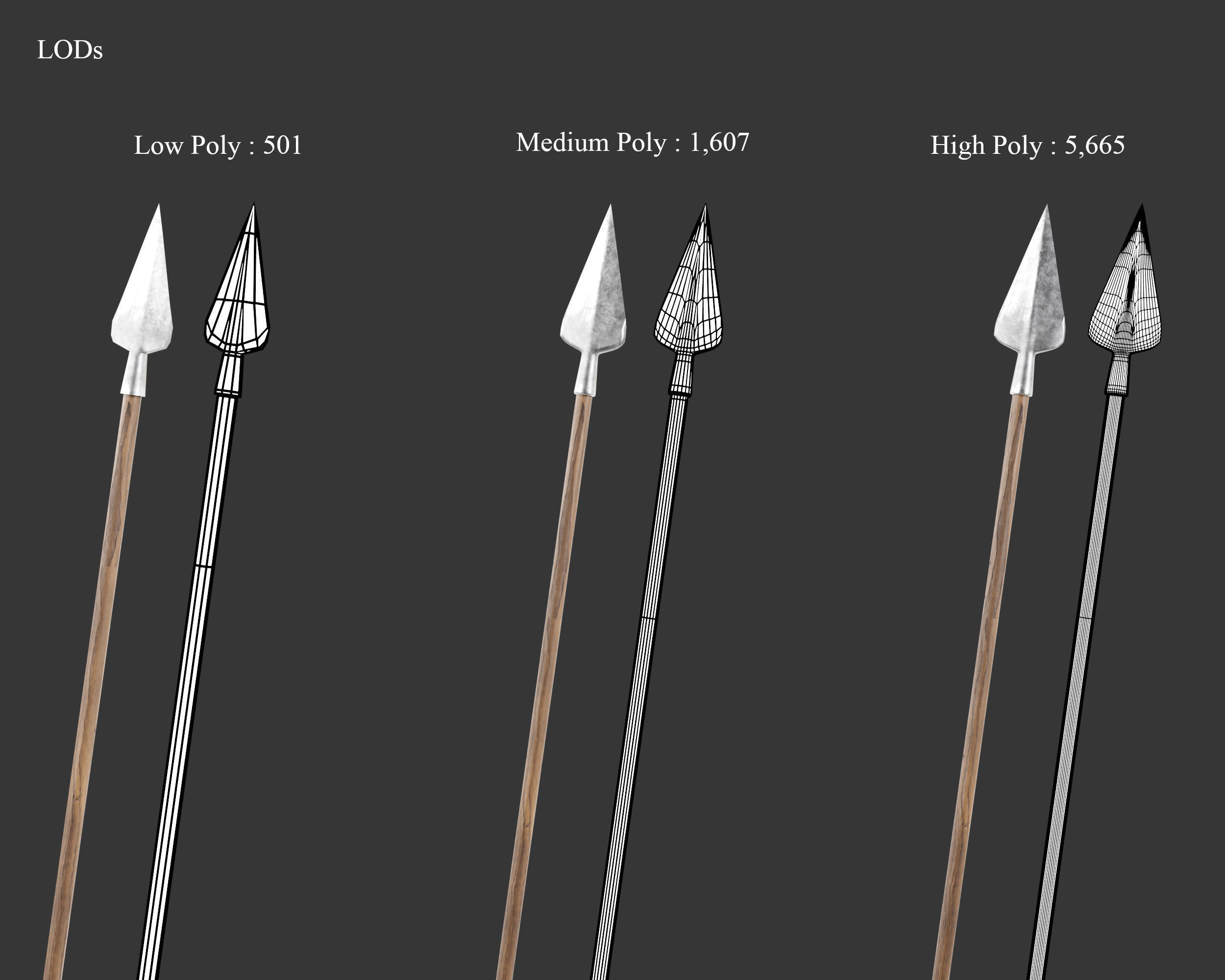 Medieval Collection Weapons Bows and Arrows _20