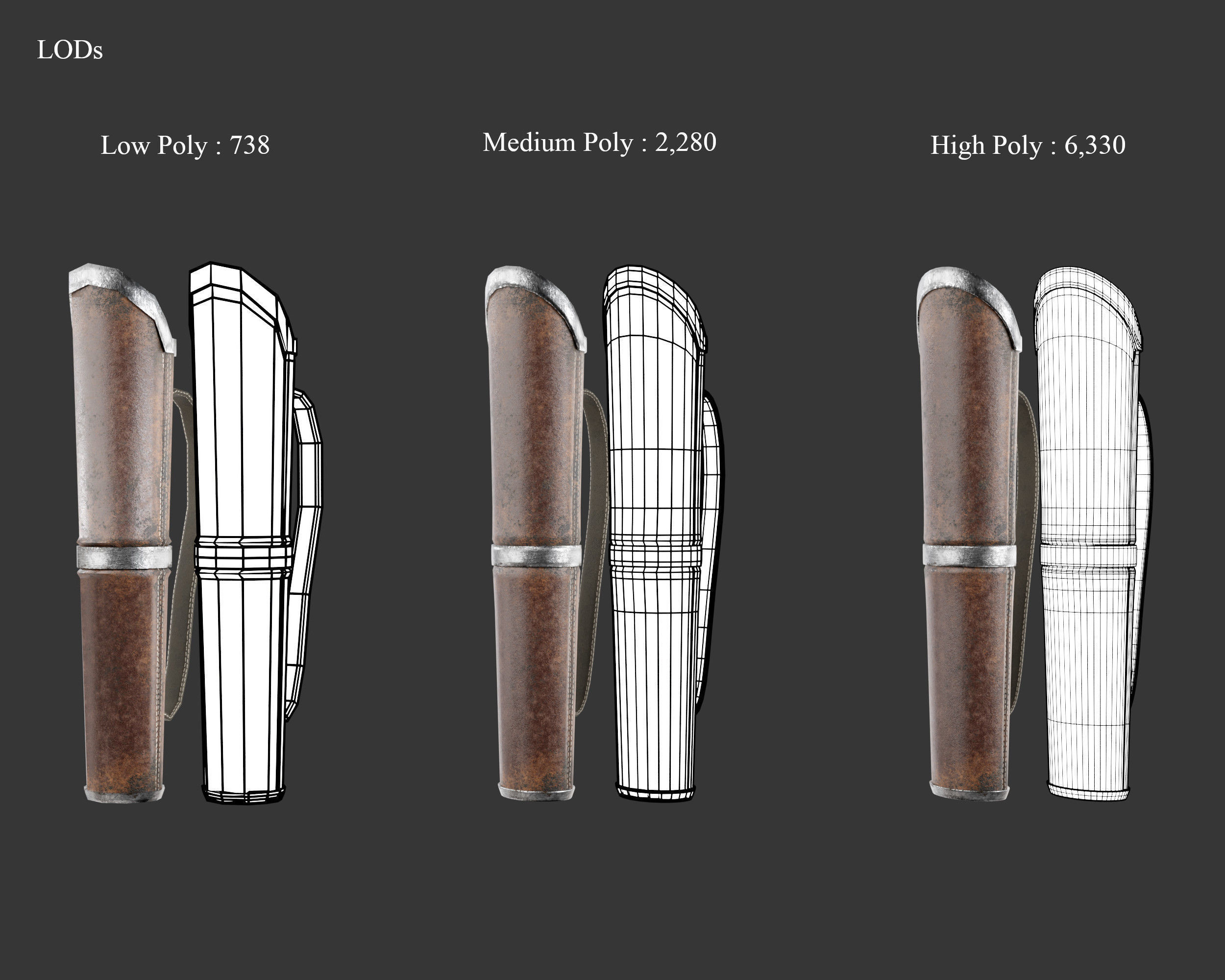 Medieval Collection Weapons Bows and Arrows _28