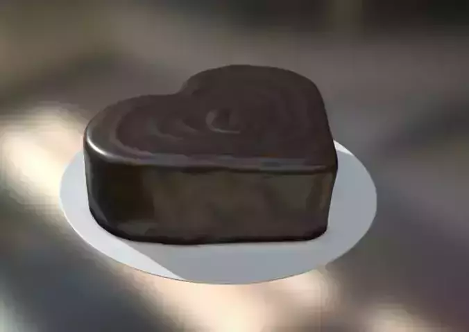 Cake Love 3 3D model