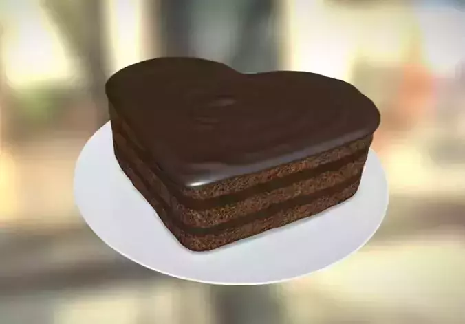 Cake Love 4 3D model