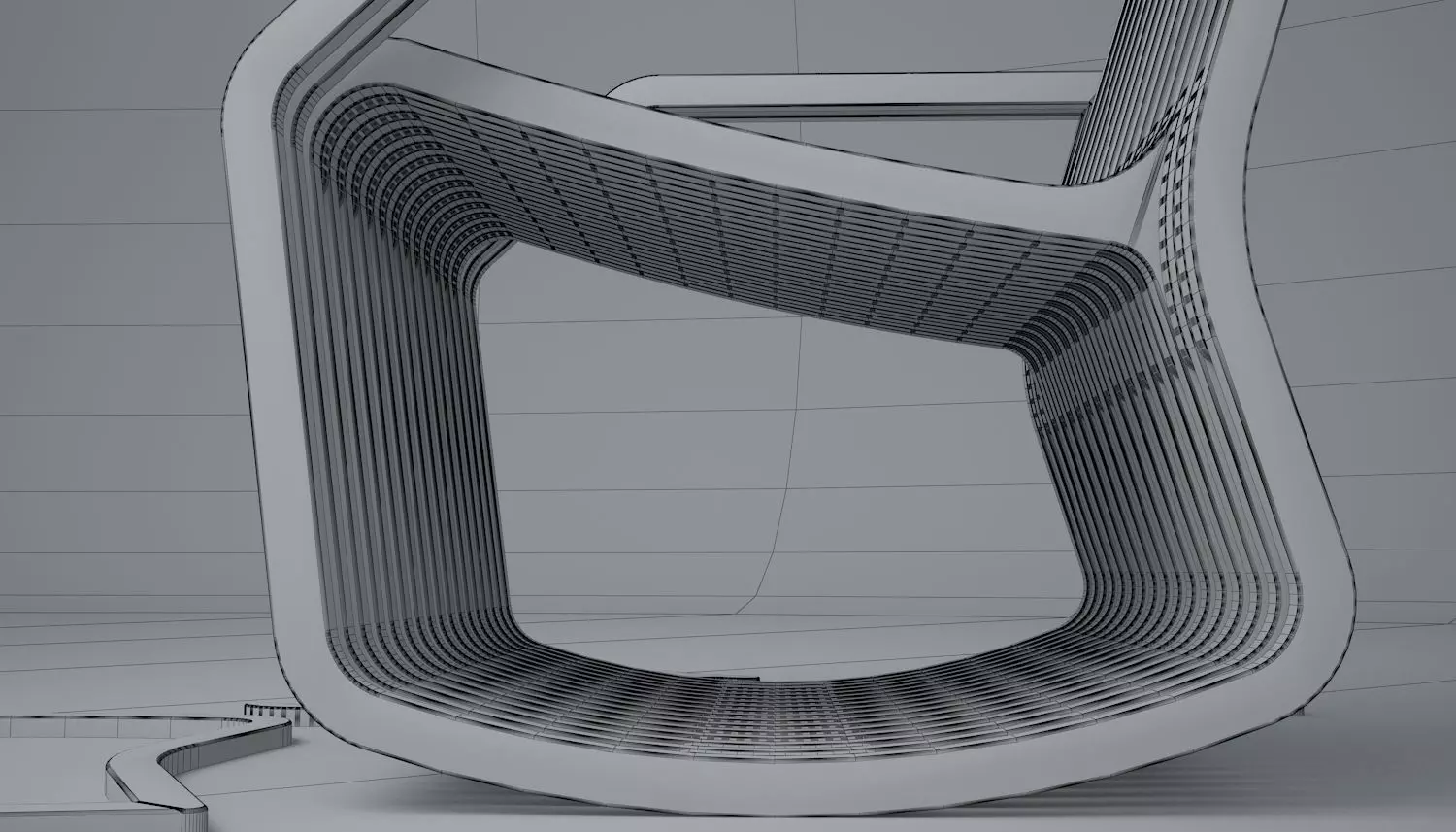 Parametric Chair Design 3D model_0