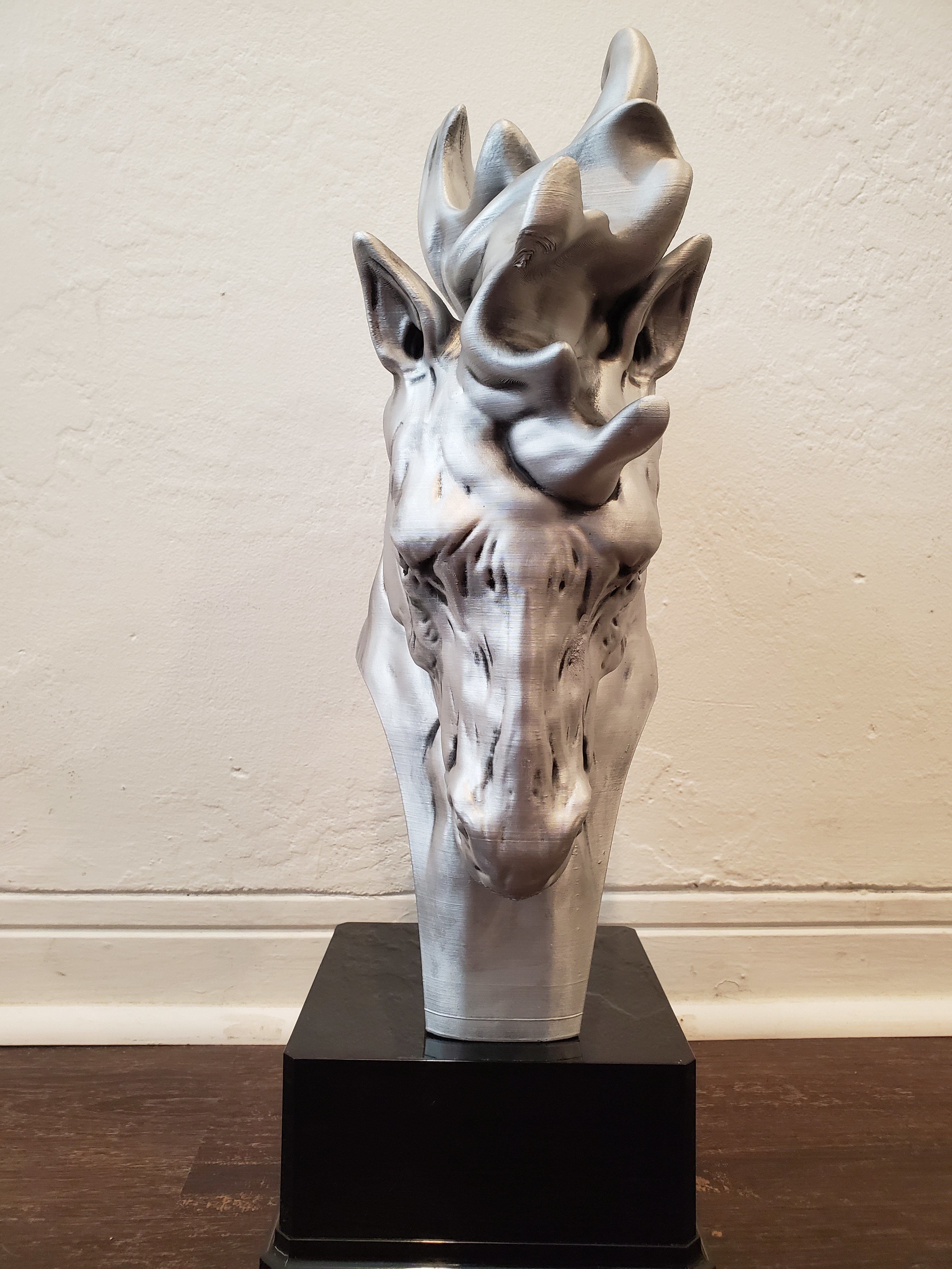 Horse Head1 3D print model_1