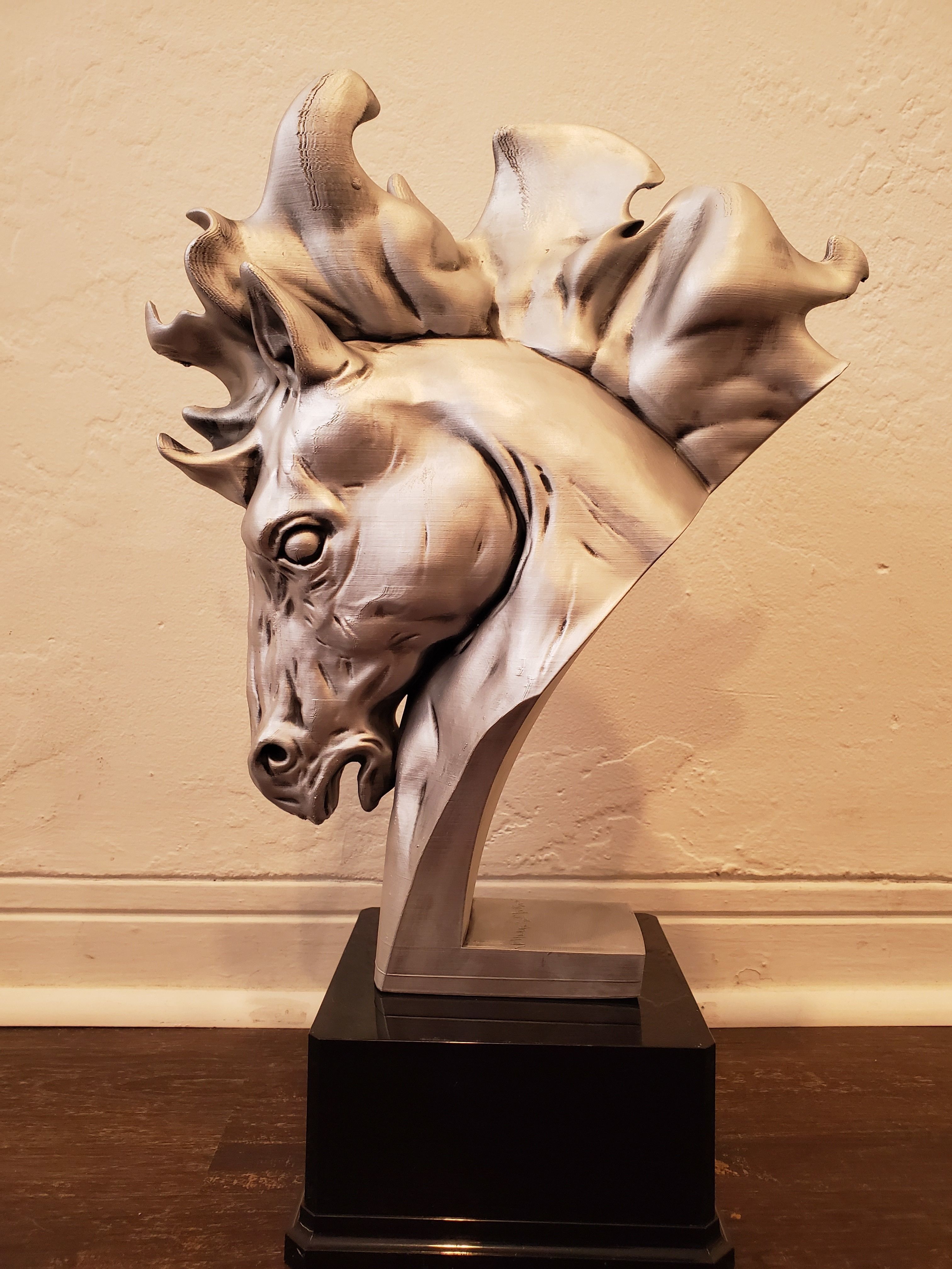 Horse Head1 3D print model_3
