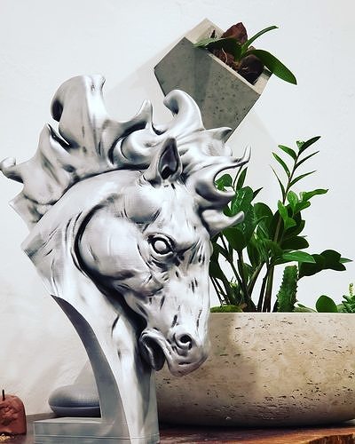Horse Head1 3D print model