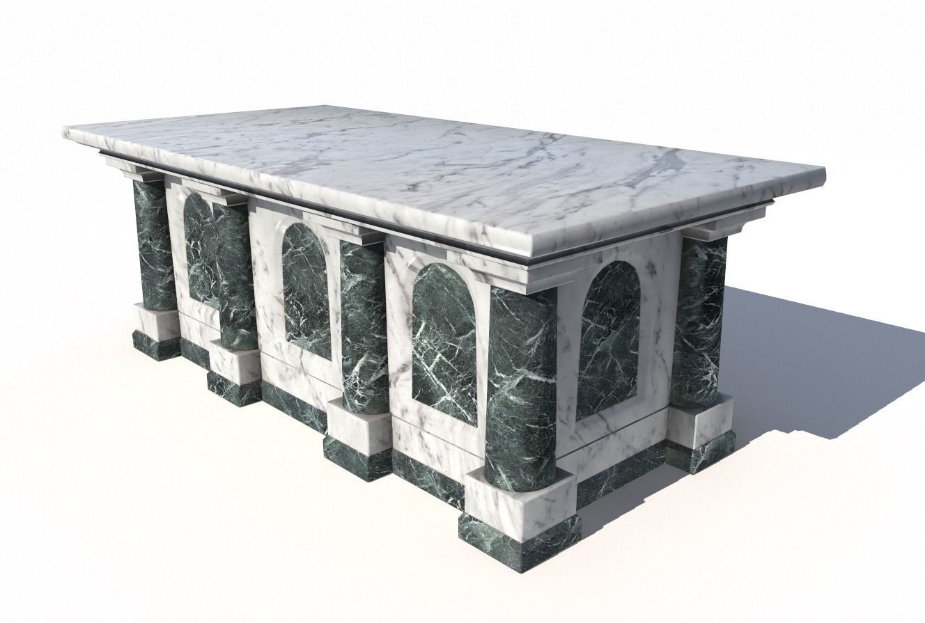 Marble altar 5 3D model_2