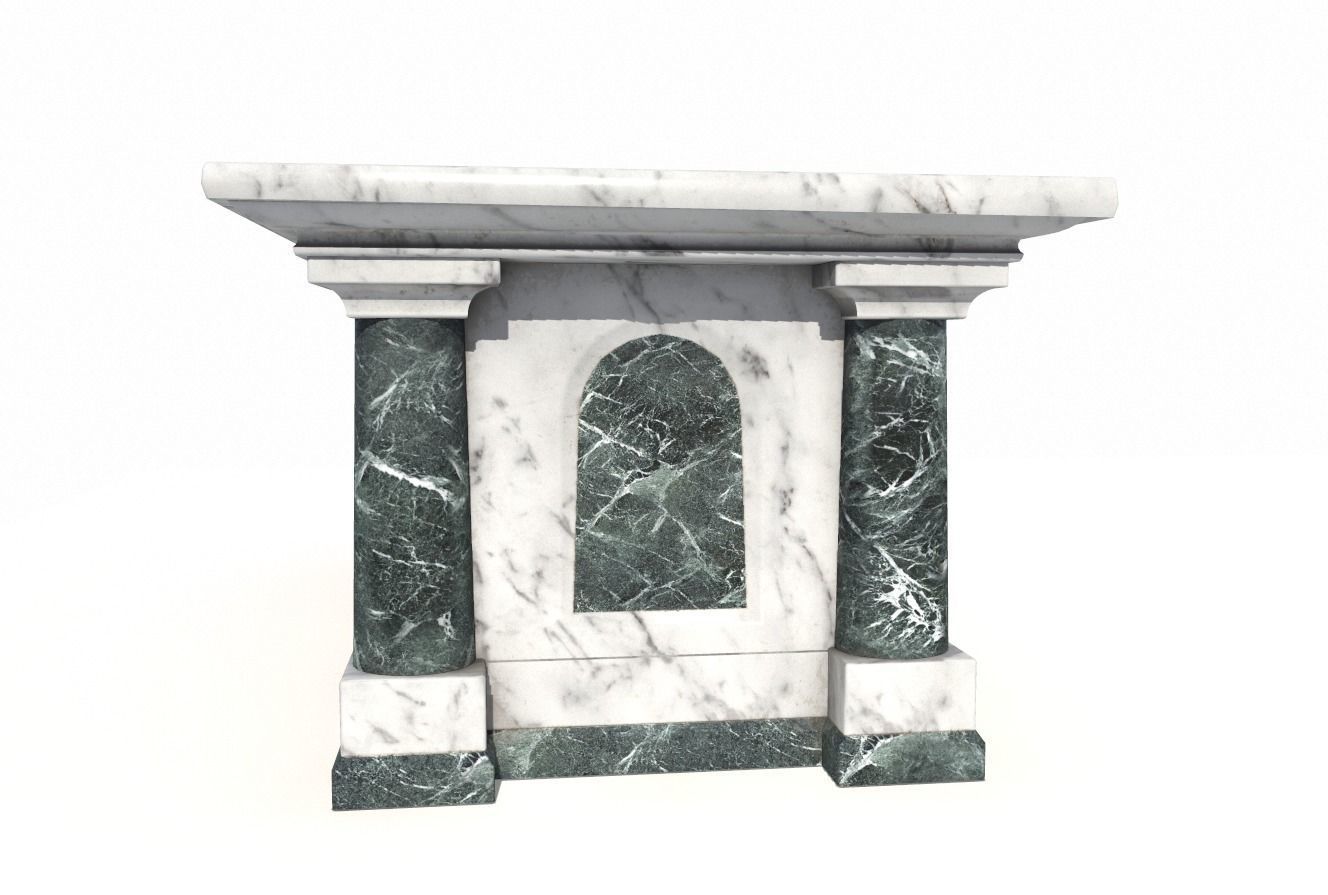 Marble altar 5 3D model_4