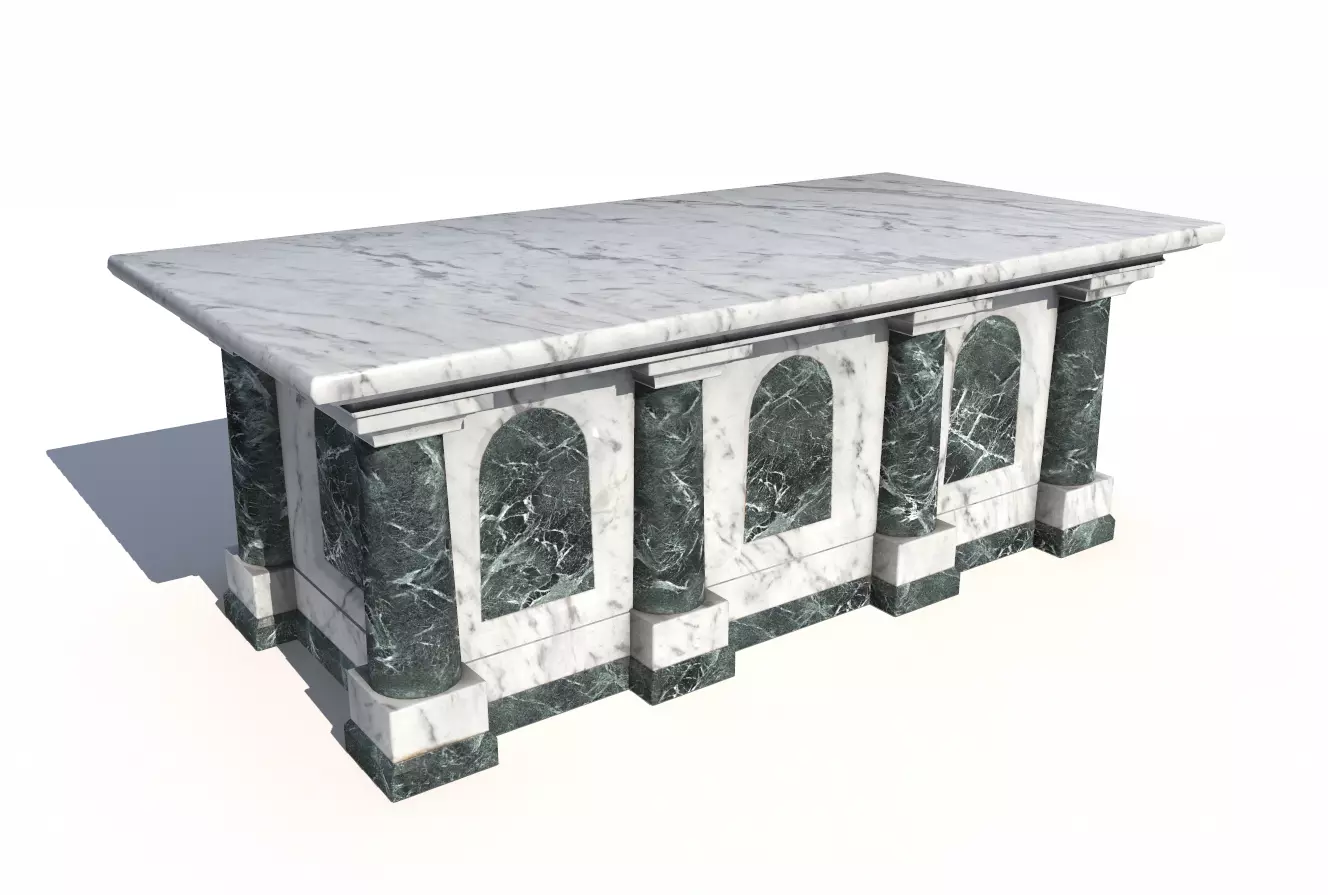 Marble altar 5 3D model_0