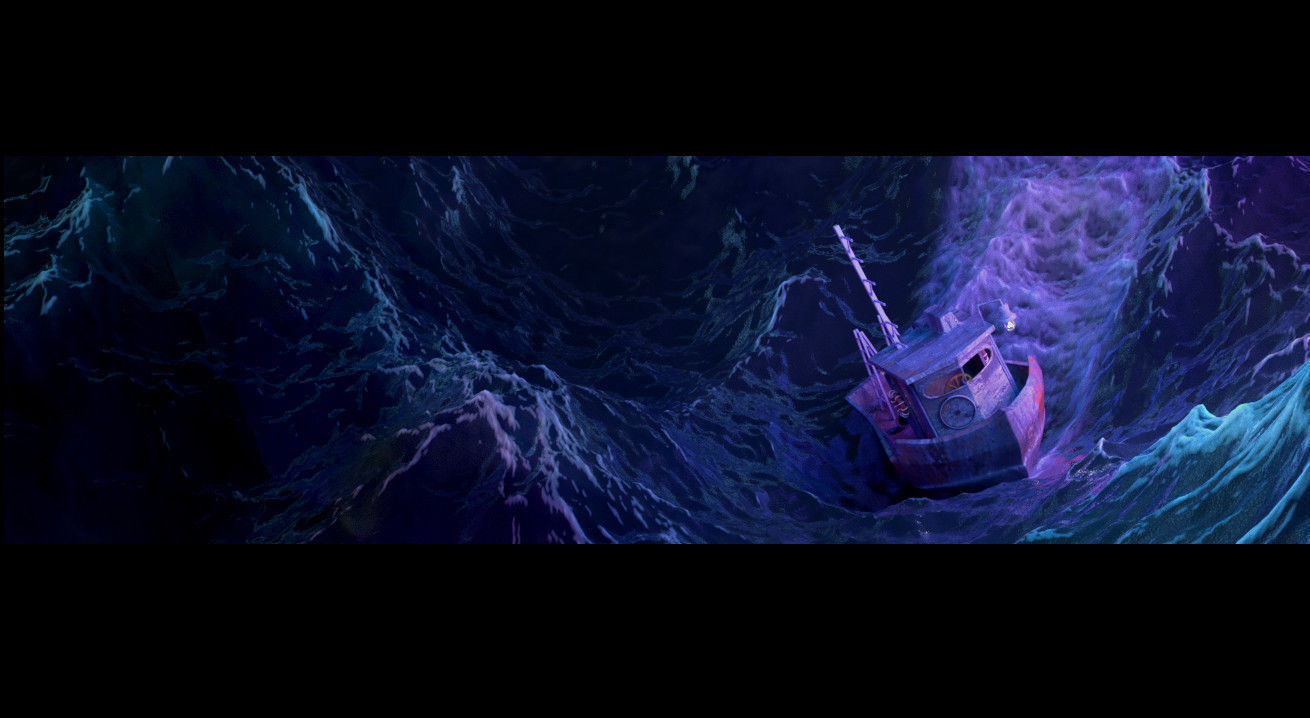 old fishing bout  3D model_2