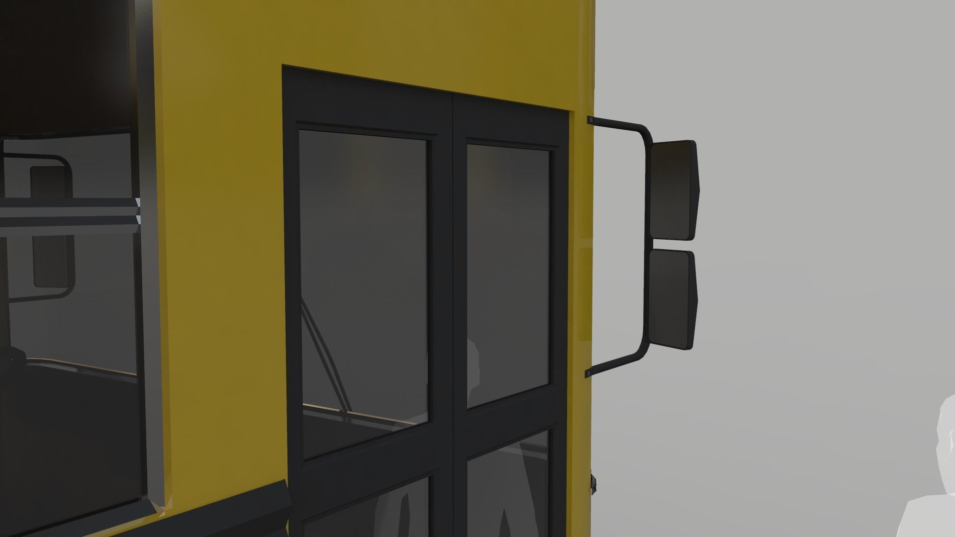 School Bus - Bluebird TC2000 Inspired 3D model_10