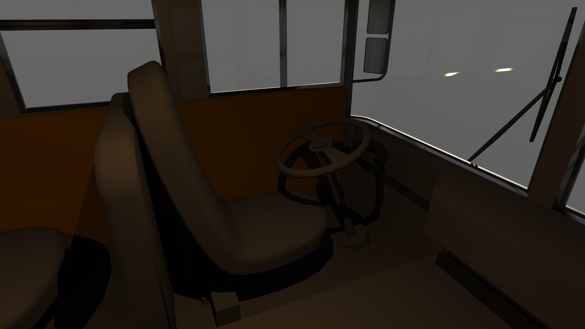 School Bus - Bluebird TC2000 Inspired 3D model_32