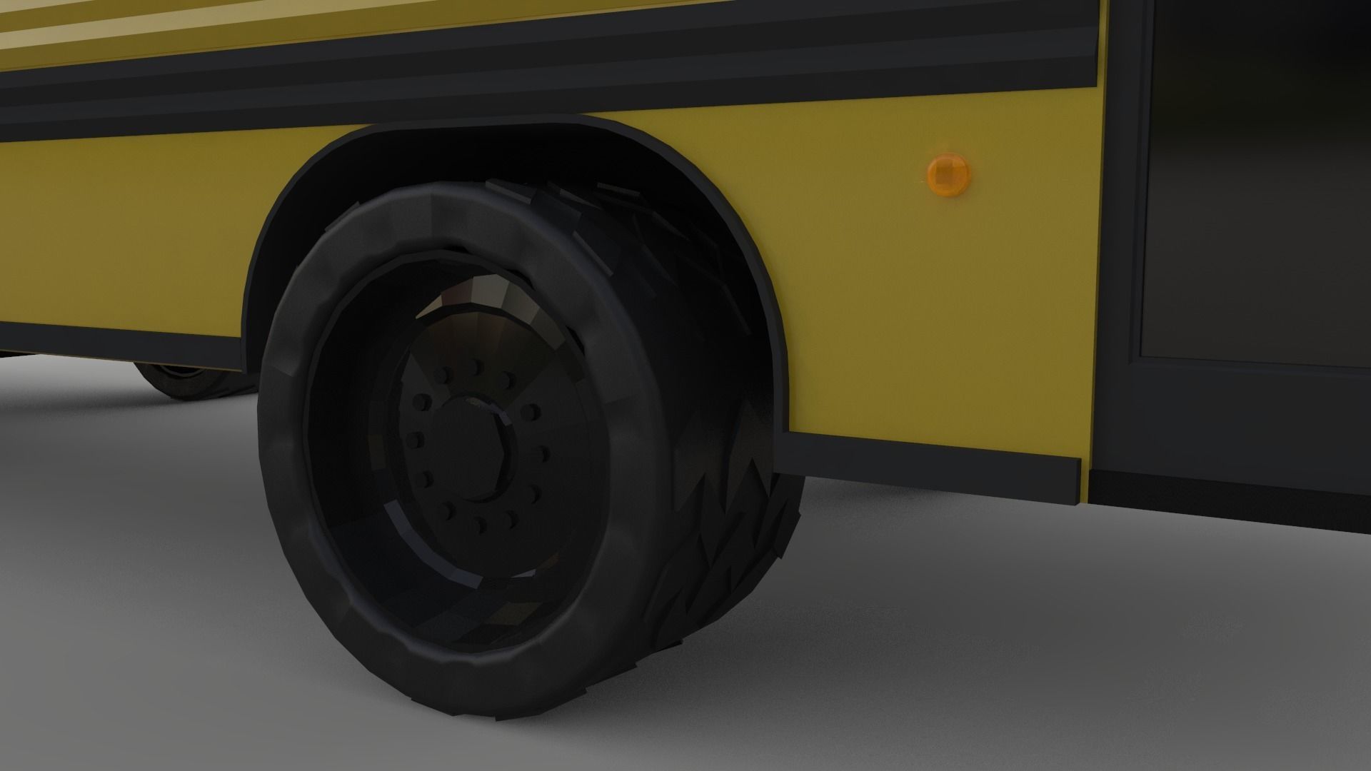 School Bus - Bluebird TC2000 Inspired 3D model_18