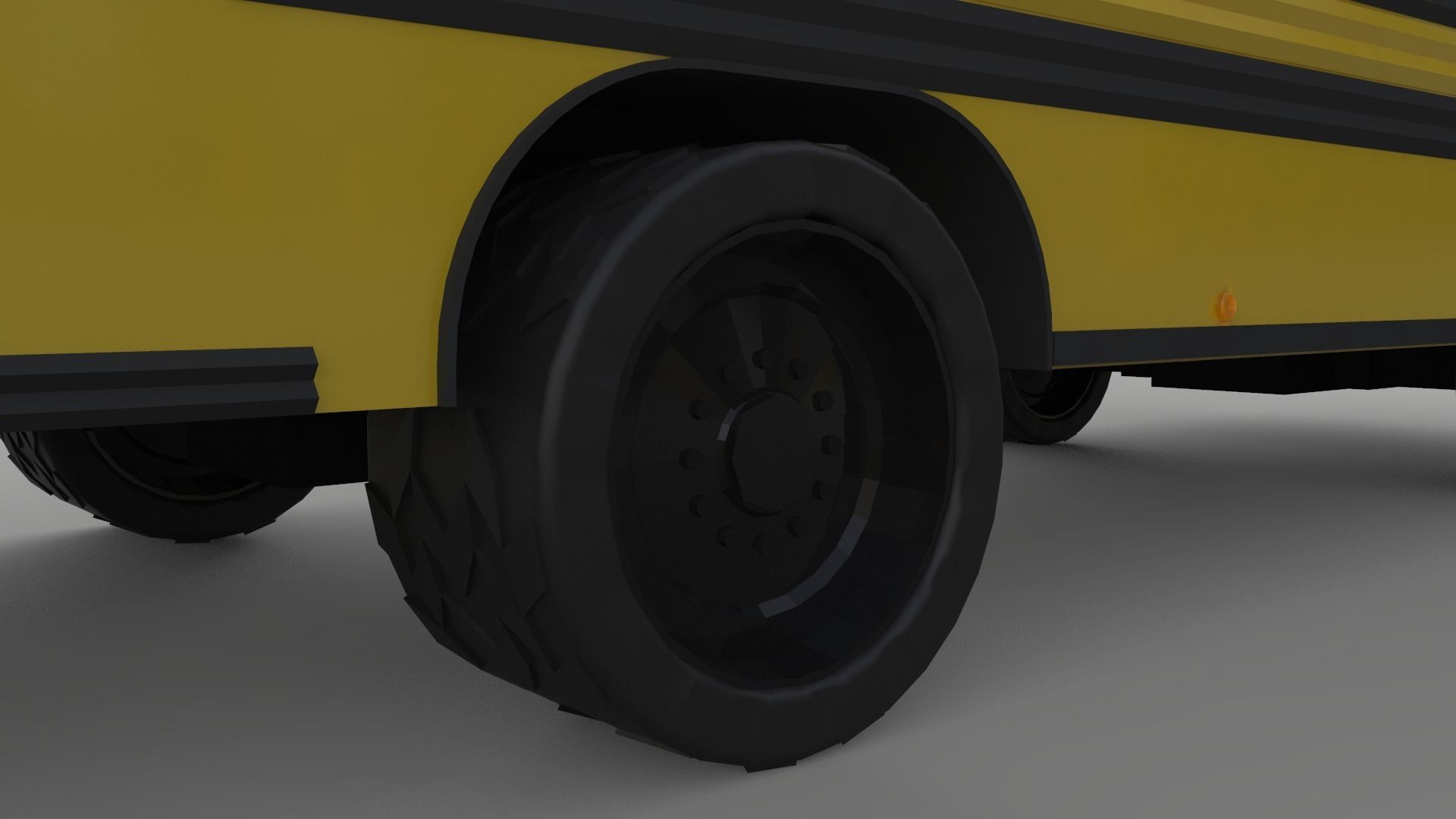 School Bus - Bluebird TC2000 Inspired 3D model_17