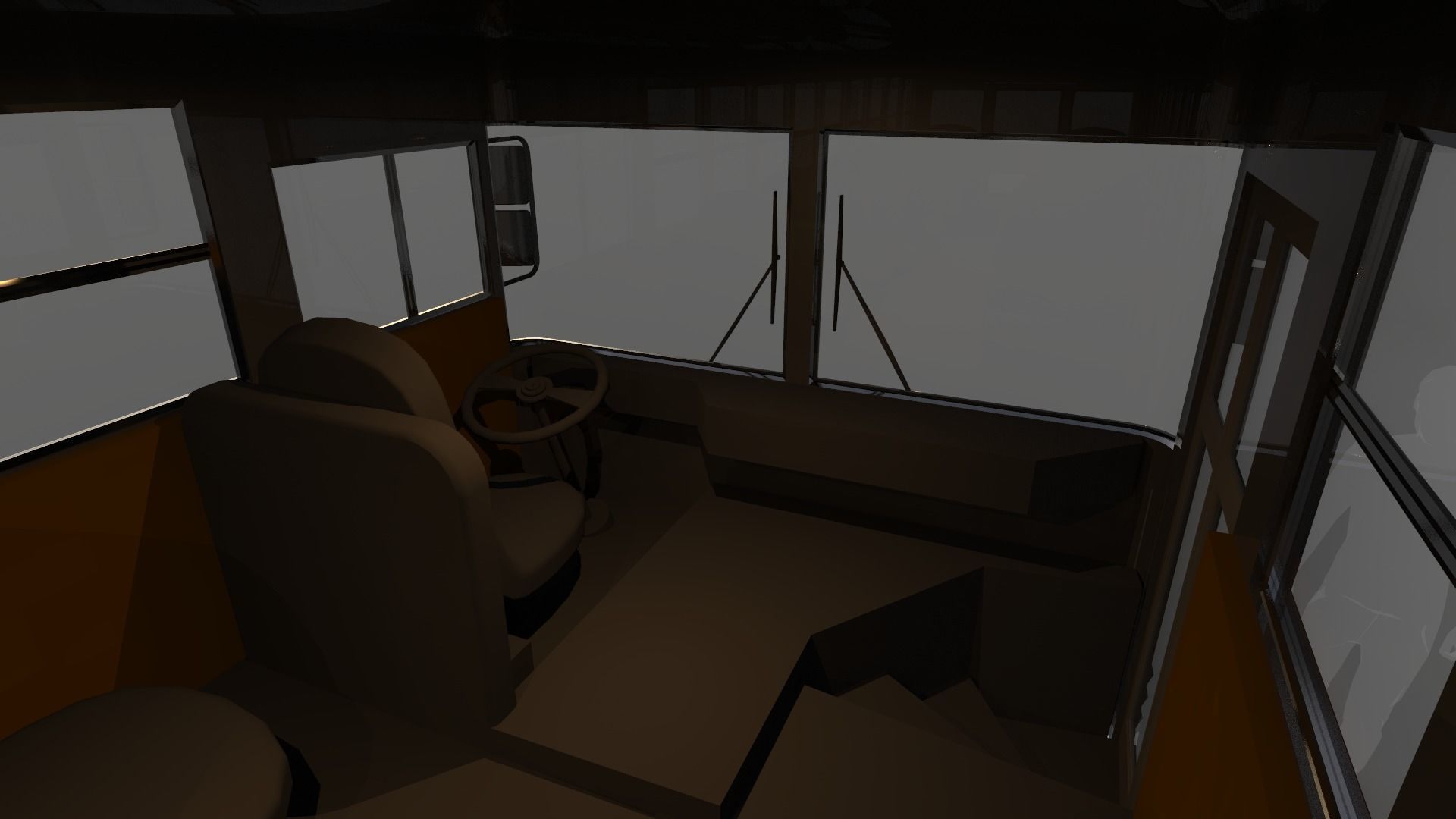 School Bus - Bluebird TC2000 Inspired 3D model_29