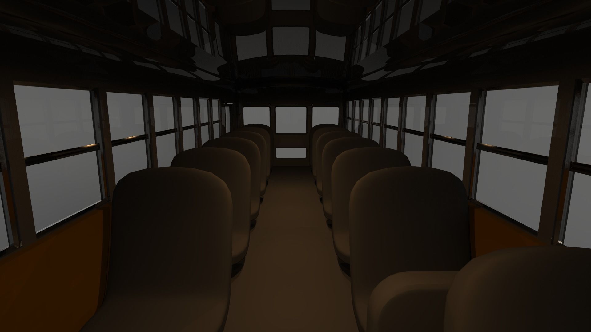 School Bus - Bluebird TC2000 Inspired 3D model_31