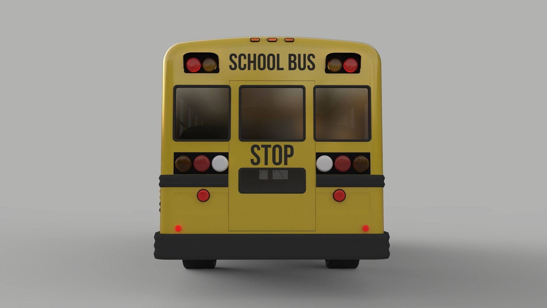 School Bus - Bluebird TC2000 Inspired 3D model_21
