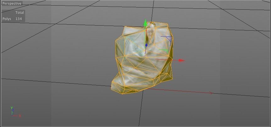 4 Trash Bag Bundle Low-poly 3D model_6