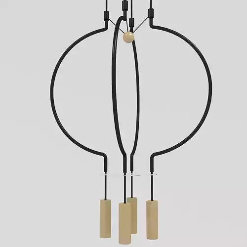 Liaison Lamp x4 Pendant Light