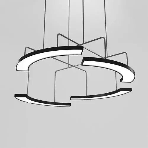 Pie Lamp Pendant Light 3D model