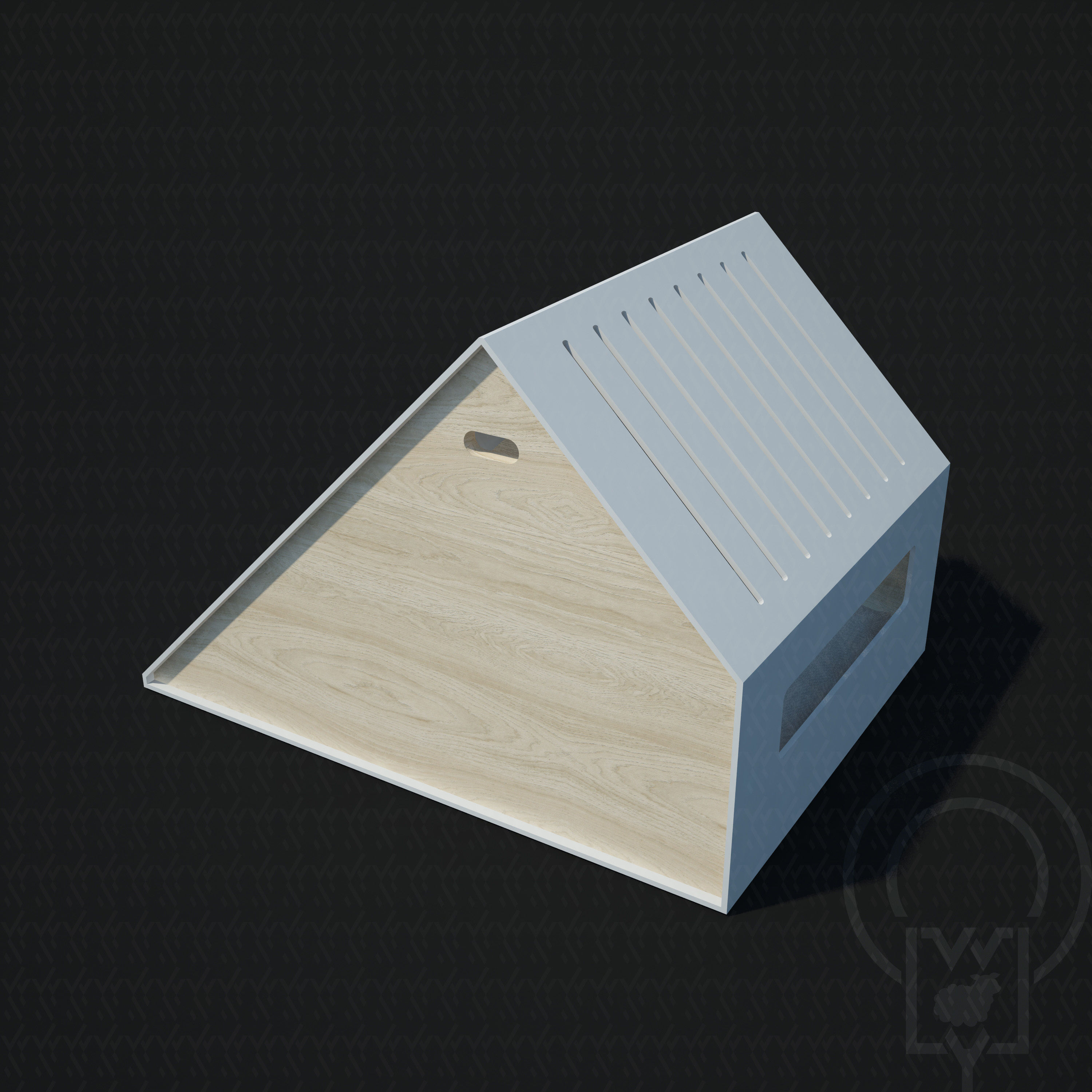 Deauvile pet House  Low-poly 3D model_13