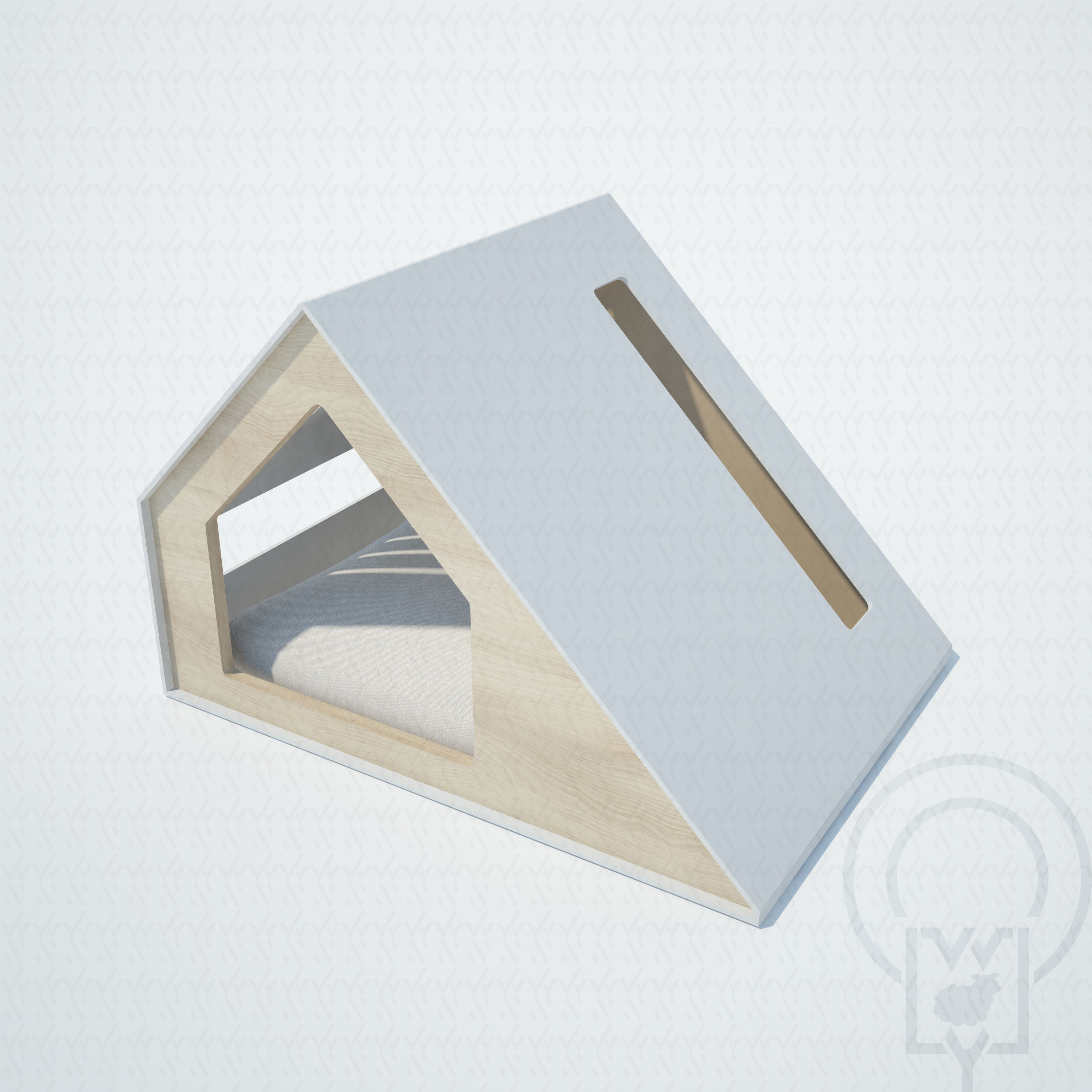 Deauvile pet House  Low-poly 3D model_6