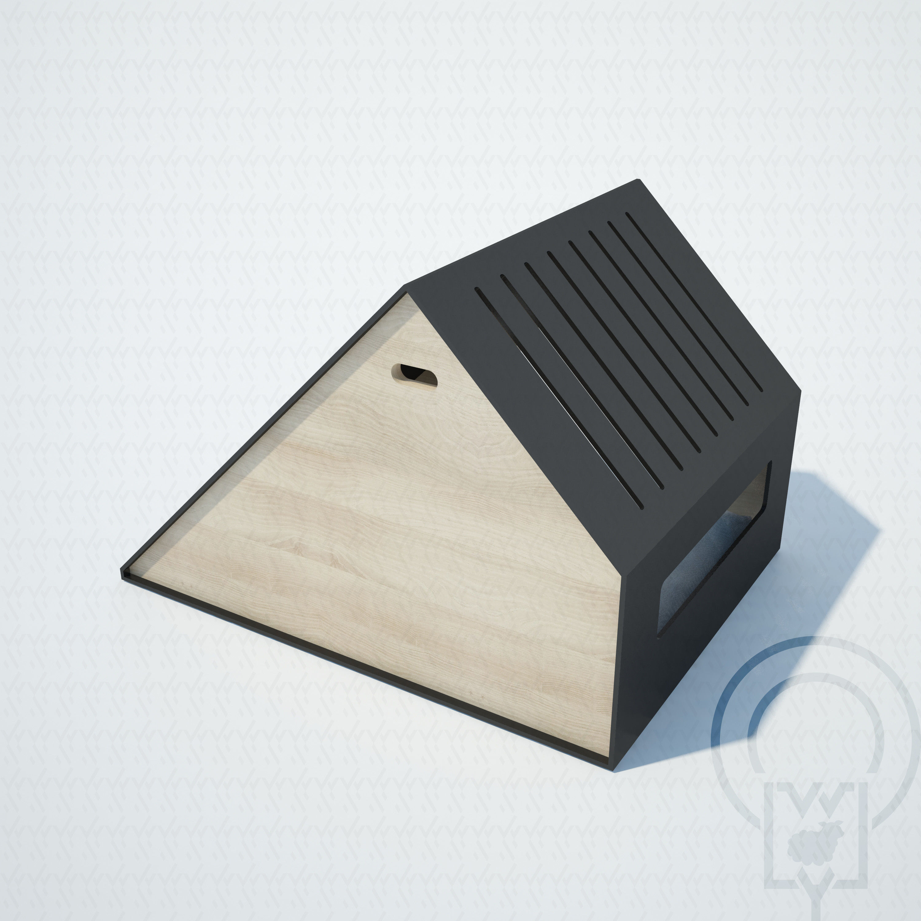 Deauvile pet House  Low-poly 3D model_11