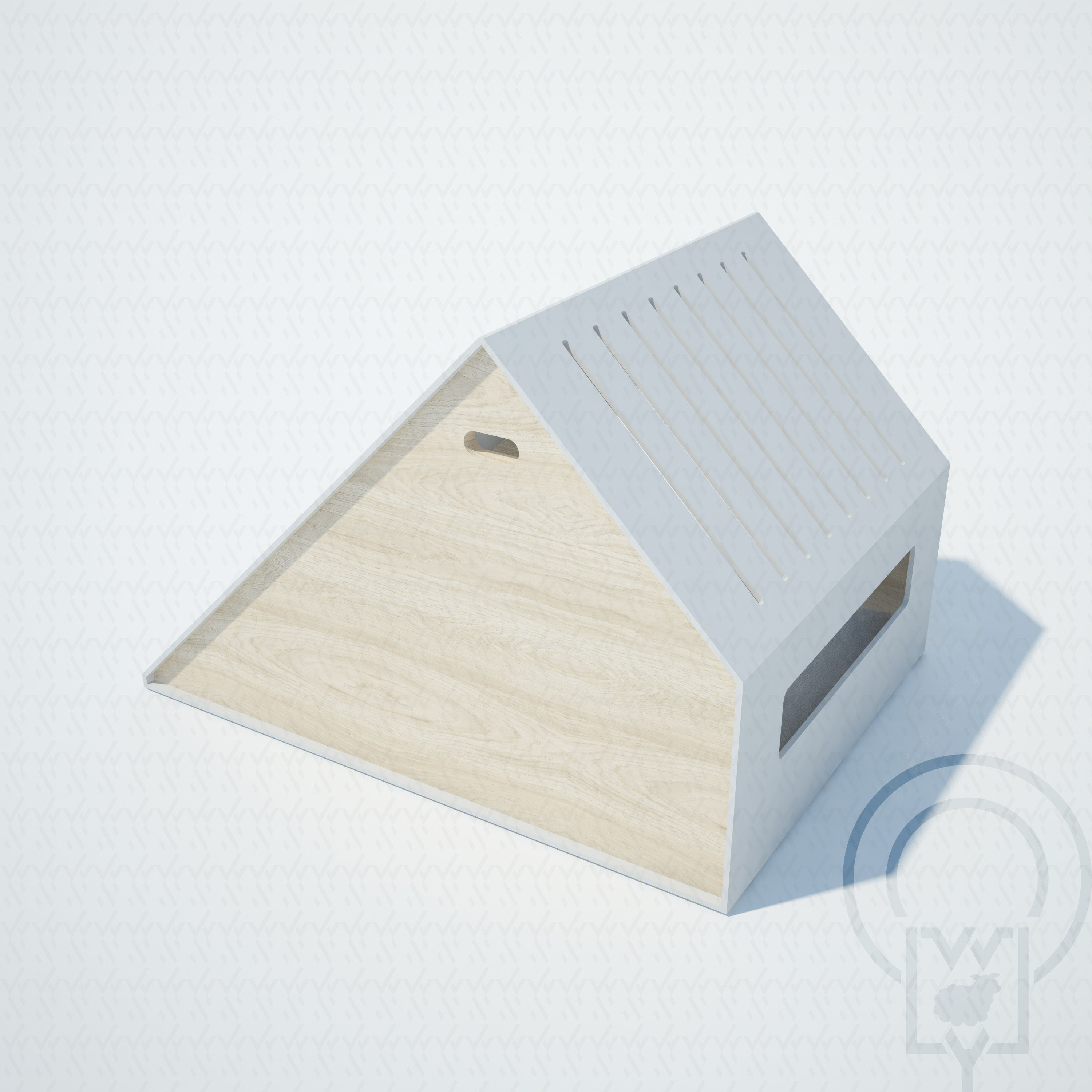 Deauvile pet House  Low-poly 3D model_12