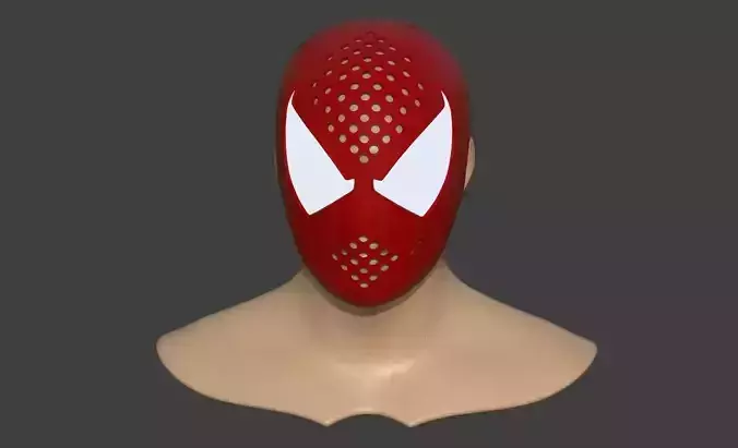 Spiderman Scarlet Faceshell ps4