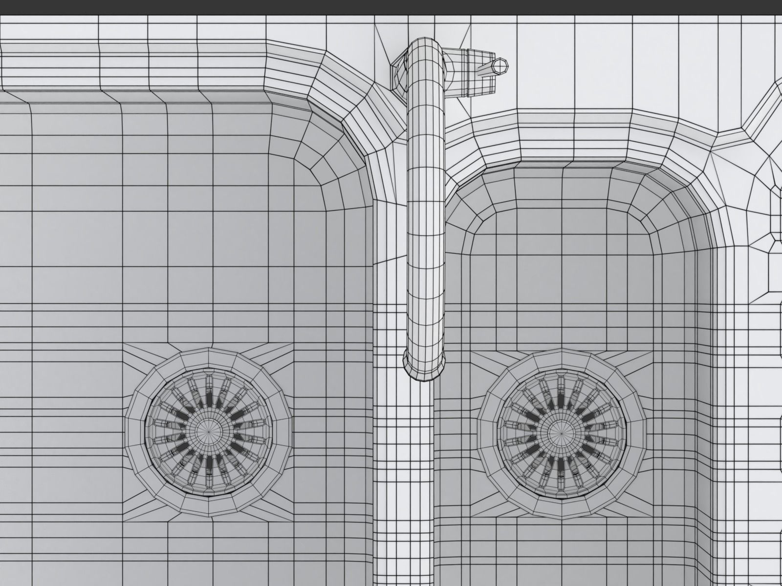 Kitchen Sink with double Bowl Tap and Drain 3D model_33