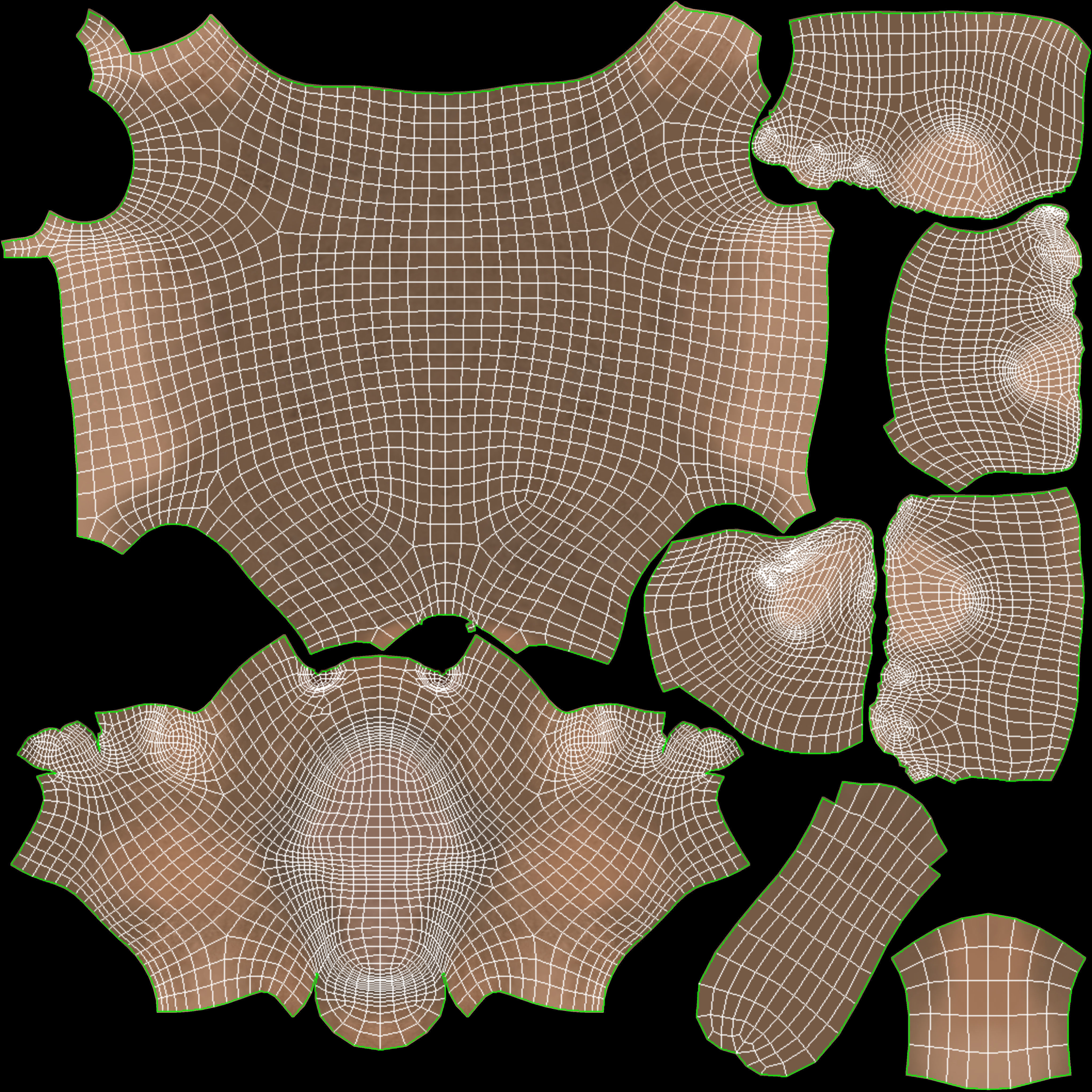 cartoon hippo Low-poly 3D model_13