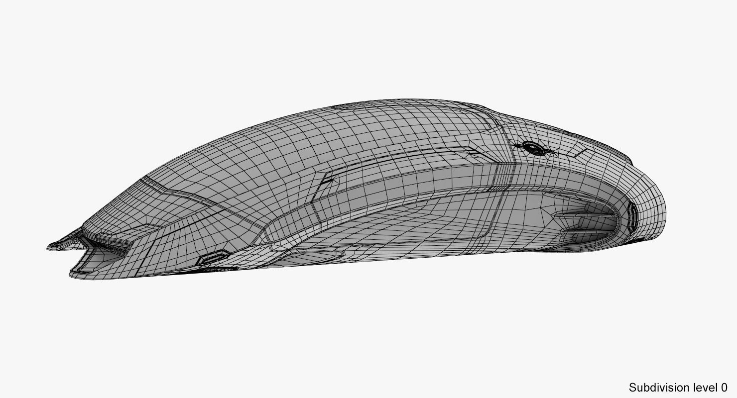 Hover car concept 4 3D model_24