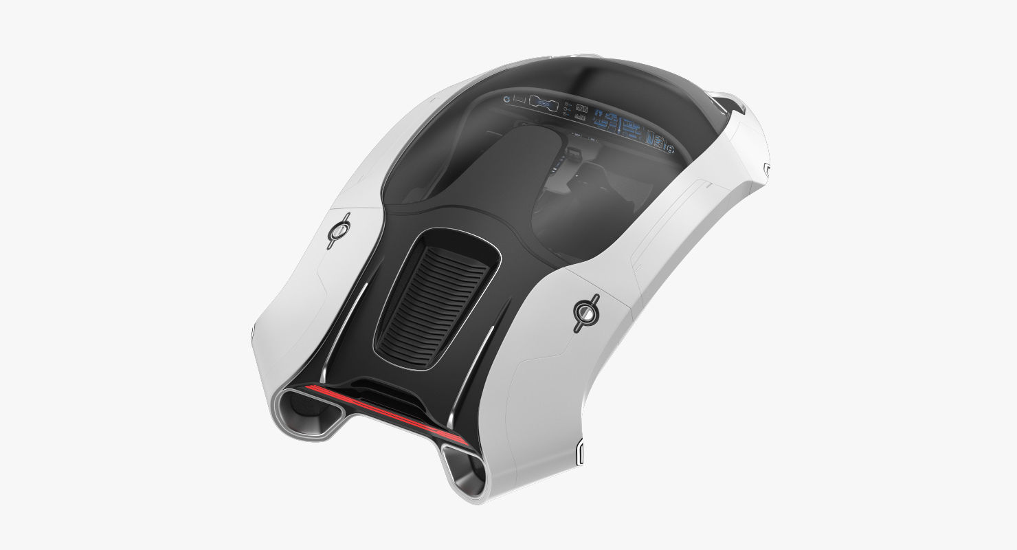 Hover car concept 4 3D model_12