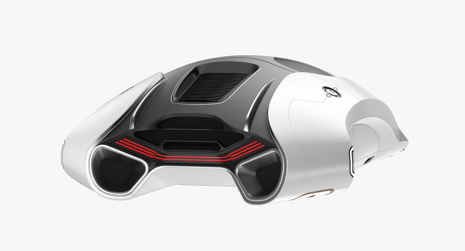 Hover car concept 4 3D model_9