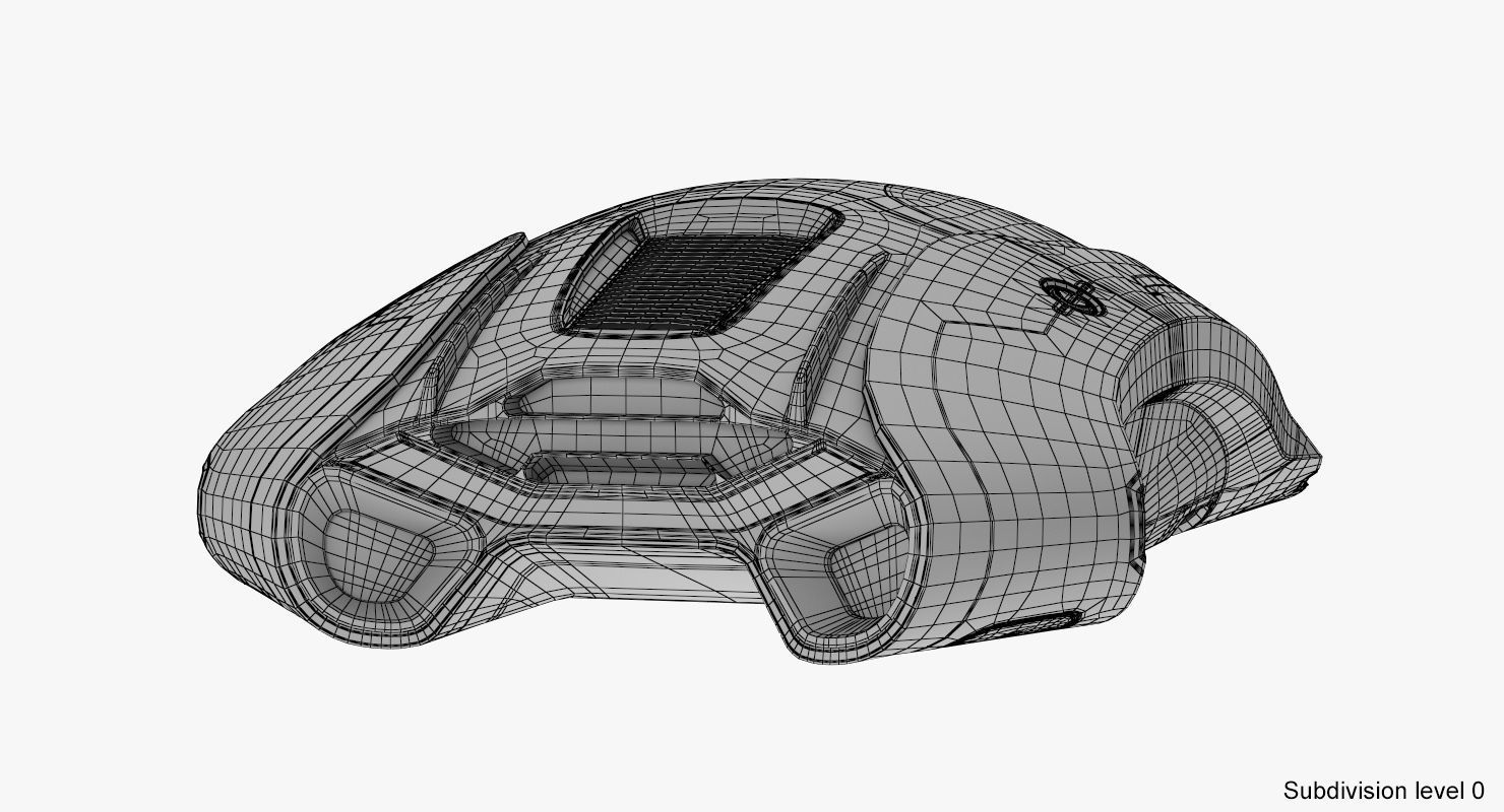Hover car concept 4 3D model_26