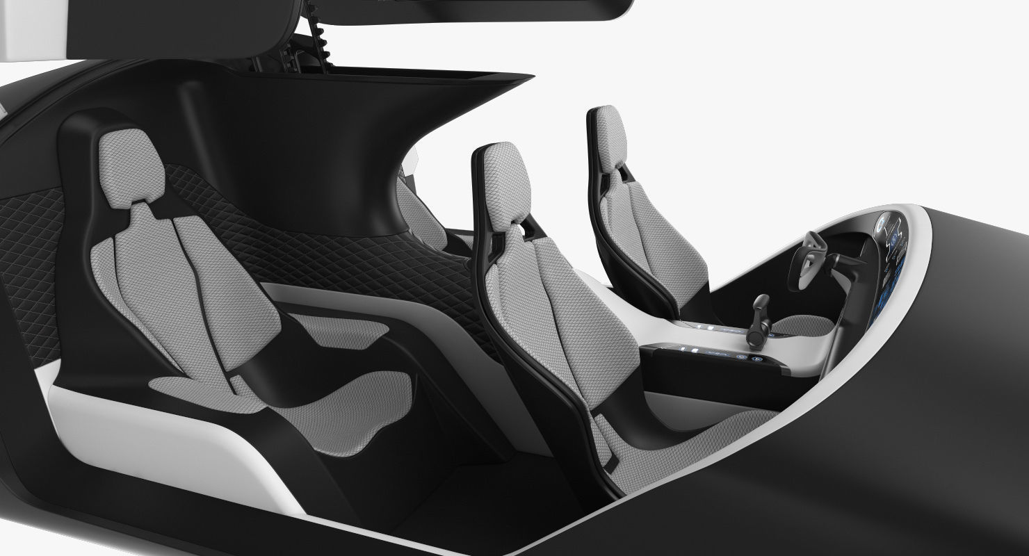 Hover car concept 4 3D model_20