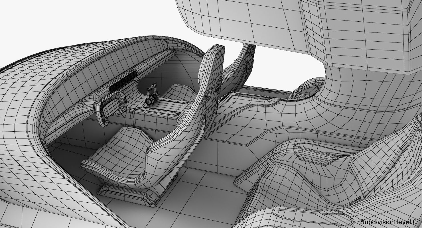 Hover car concept 4 3D model_32