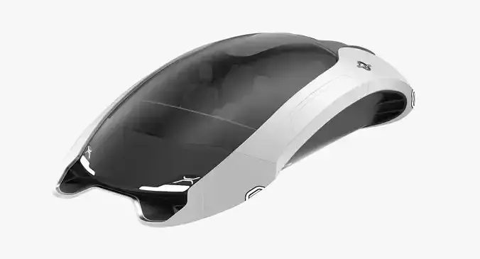 Hover car concept 4 3D model