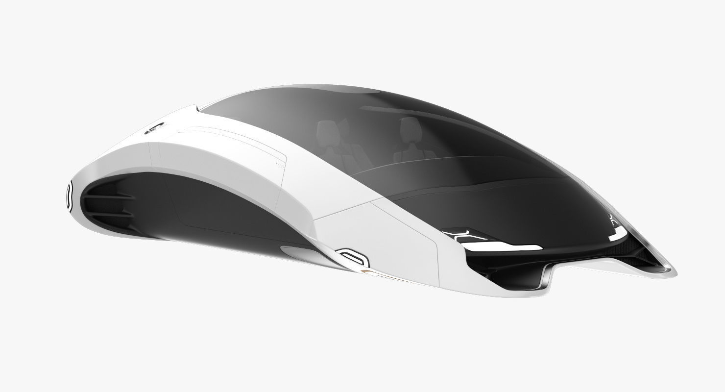 Hover car concept 4 3D model_5