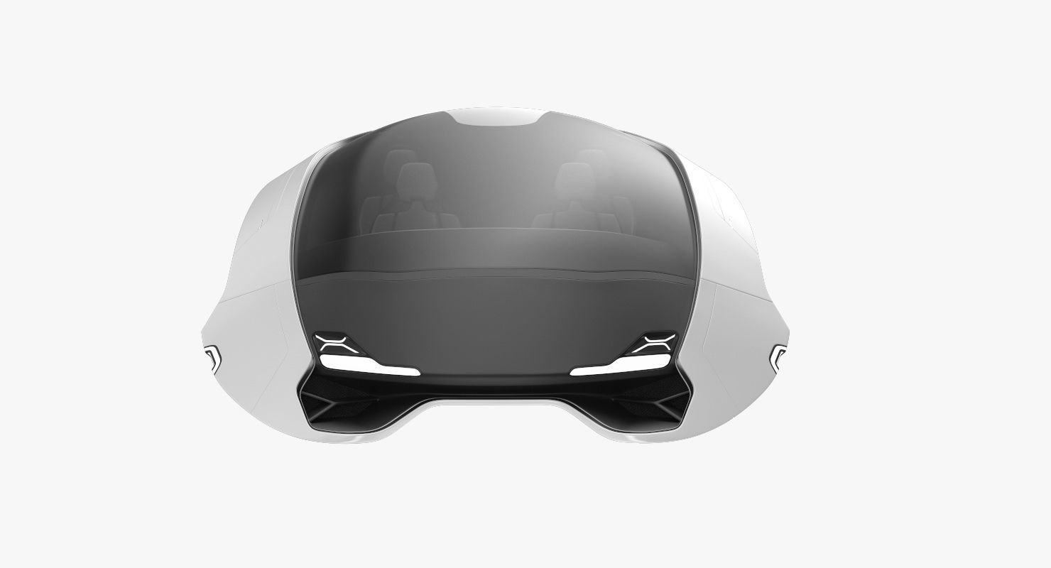 Hover car concept 4 3D model_2