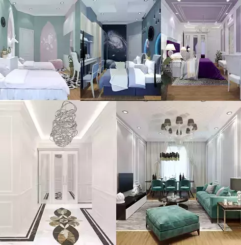 Apartments36 interior design of bedroom