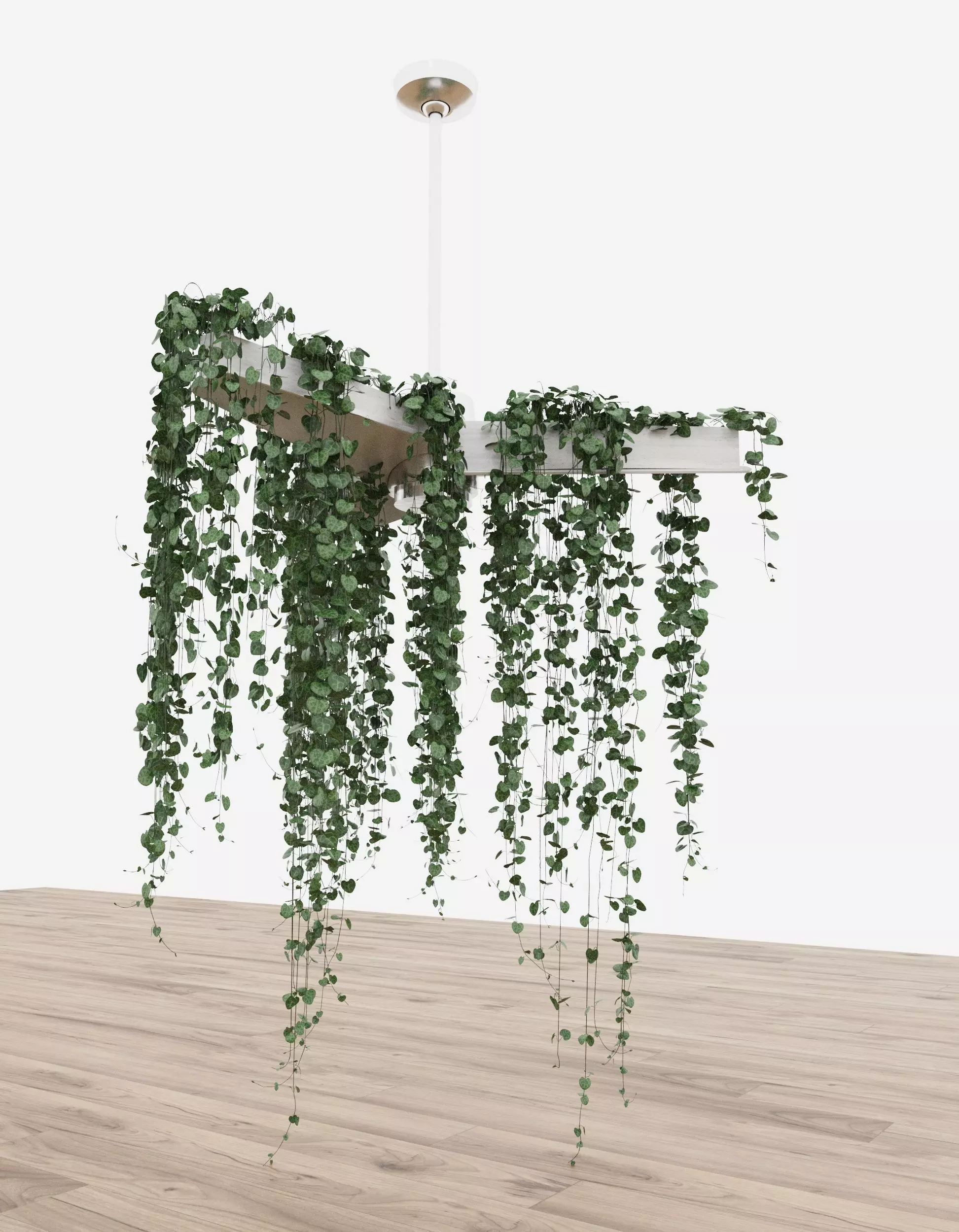 Plant49 ivy chandelier 3D model_0
