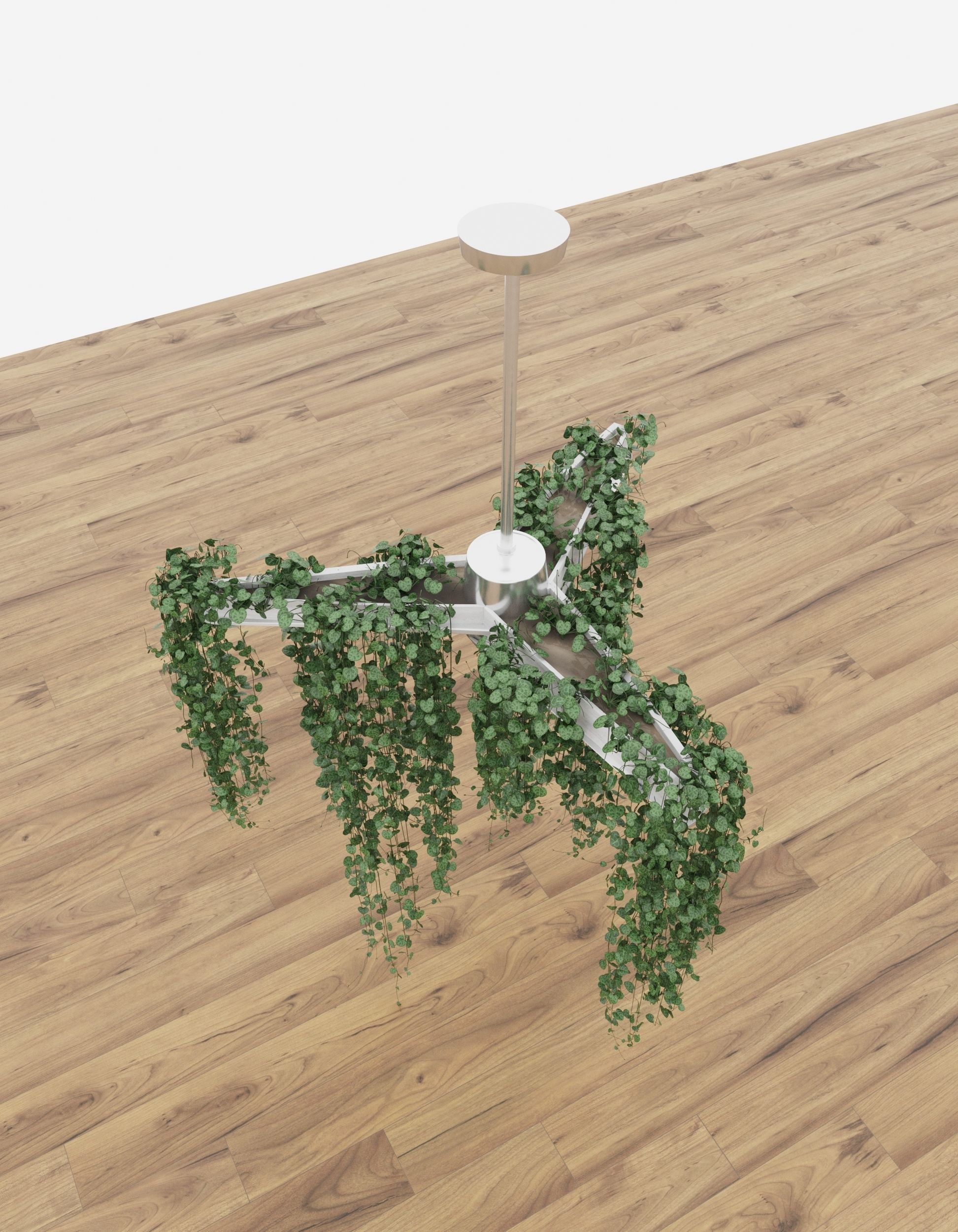 Plant49 ivy chandelier 3D model_2