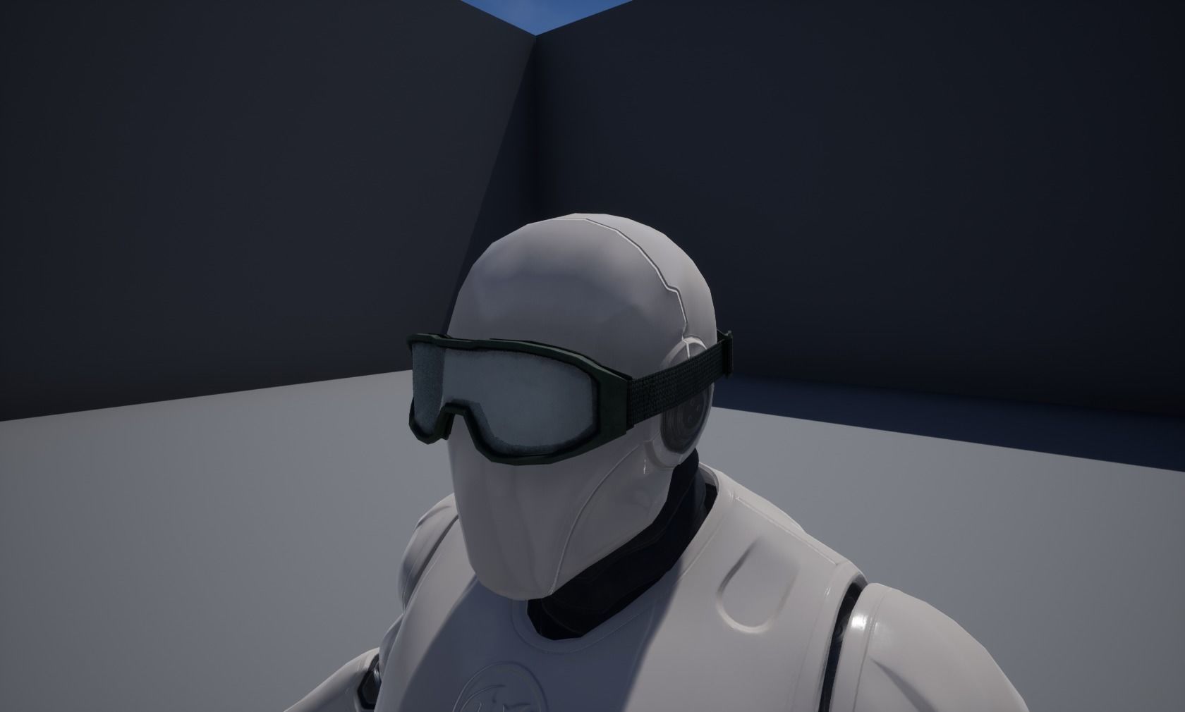 Tactical glasses Low-poly 3D model_4