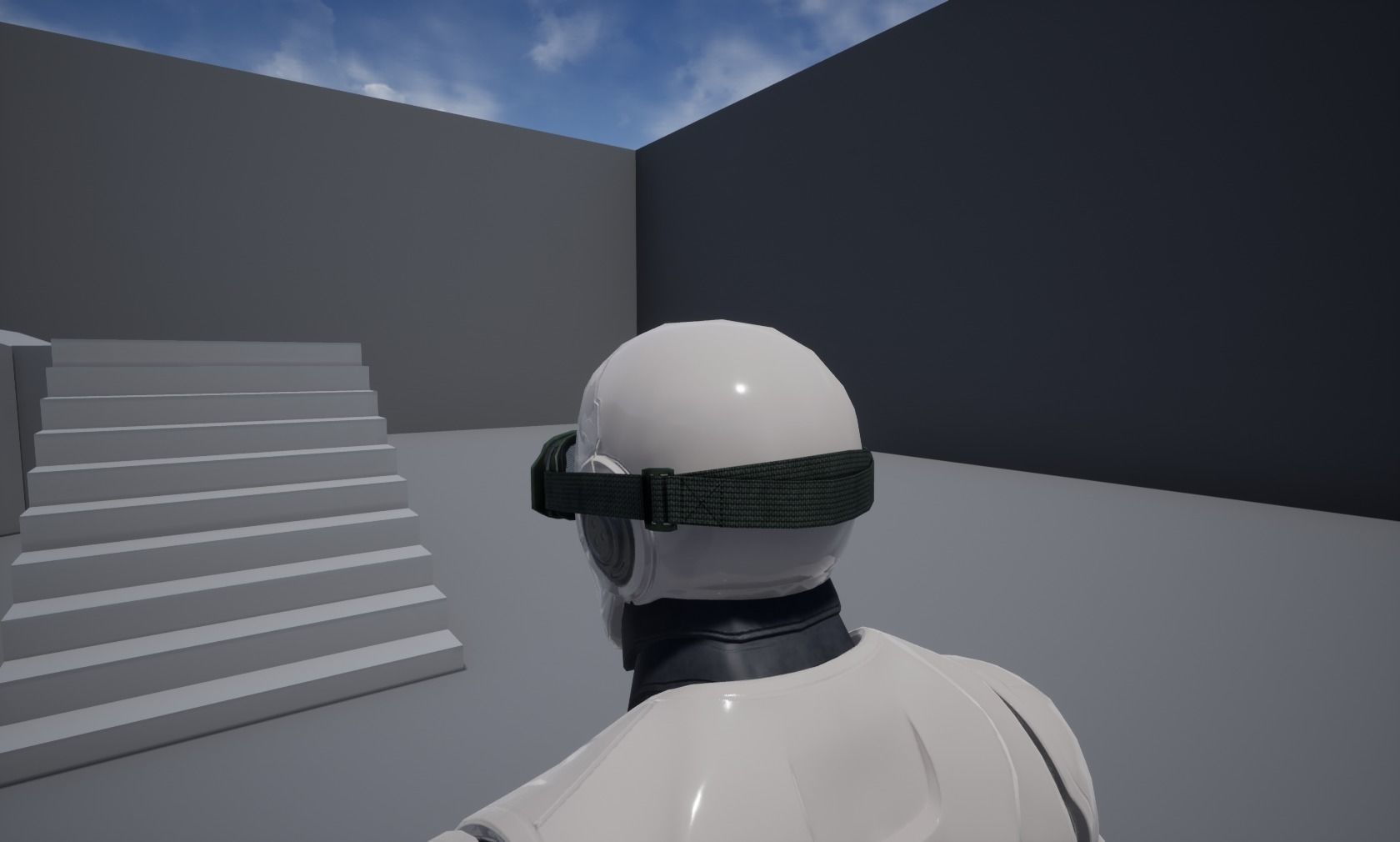 Tactical glasses Low-poly 3D model_6