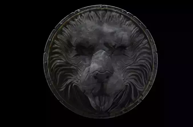 Lion Shield for game or movie