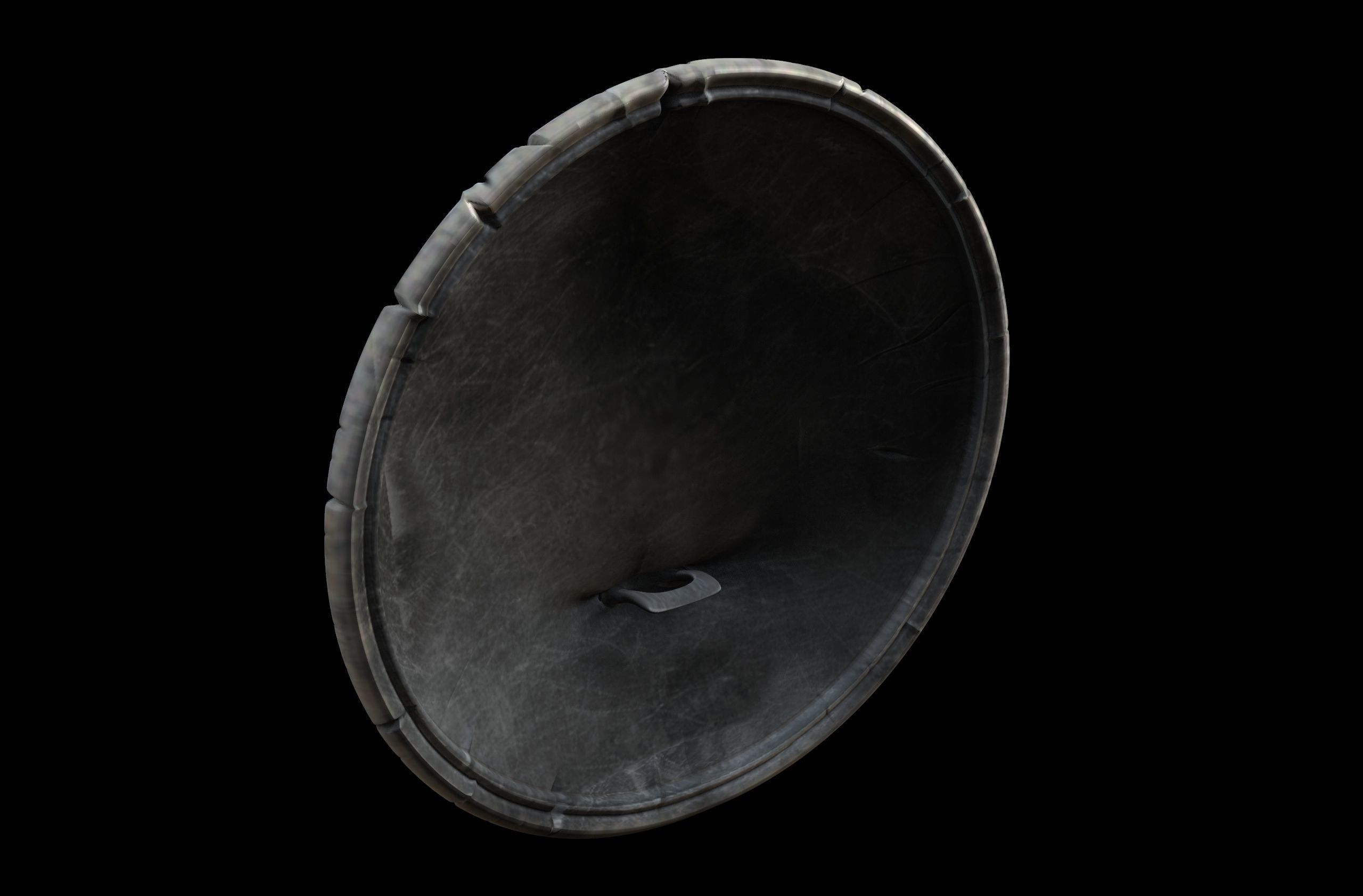 Lion Shield for game or movie 3D model_3